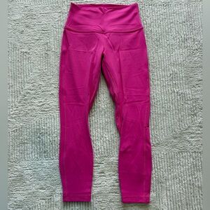 Women’s Lululemon Align High Rise Pant 25in- sonic pink— size 6